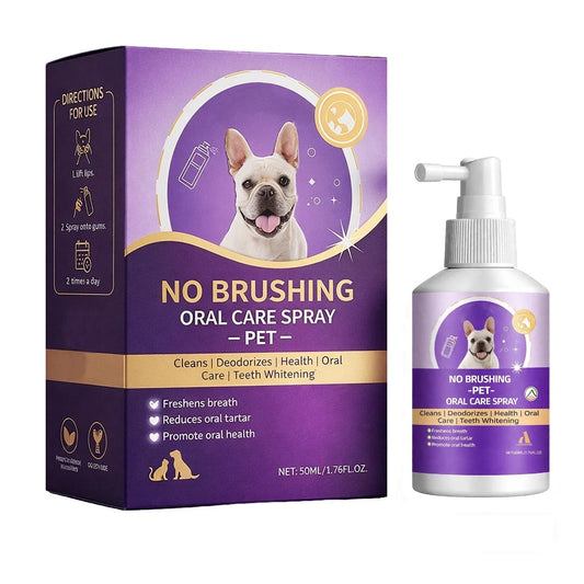 LOVILDS™ 🍃No-Brushing Oral Care Spray for Dogs & Cats
