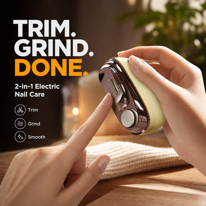 2-in-1 Smart Electric Nail Clipper & Polisher