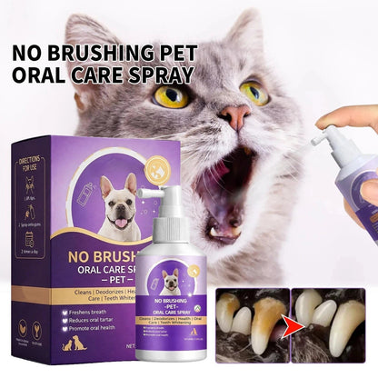 LOVILDS™ 🍃No-Brushing Oral Care Spray for Dogs & Cats